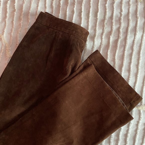 Brown Velvet Pants lord and taylor 4 - Picture 1 of 4